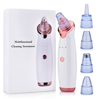Vacuum Blackhead Remover Face Black Spots Cleaner White Dot Pimple Removal Tools Pore Acne Pimple Removal Facial Beauty Clean