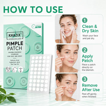 200pcs Hydrocolloid Acne Pimple Patch, Hydrocolloid Spot Stickers, Covering Zits and Defect