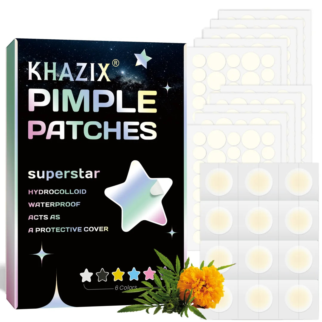 Hydrocolloid Acne Pimple Patch, Hydrocolloid Spot Stickers, Covering Zits and Defect, Nighttime Spot Stickers for Face and Skin