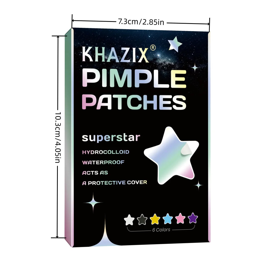 Hydrocolloid Acne Pimple Patch, Hydrocolloid Spot Stickers, Covering Zits and Defect, Nighttime Spot Stickers for Face and Skin