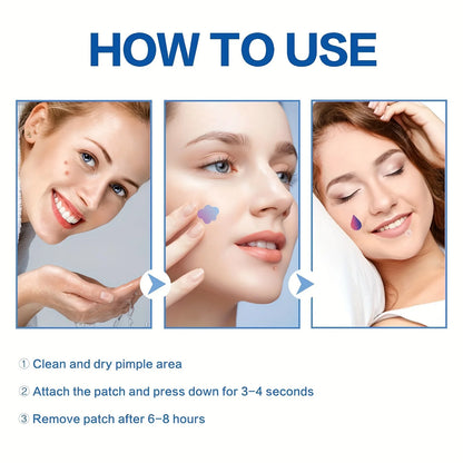 Microneedle Acne Pimple Patch 232PCS Waterproof Invisible Anti-Acne Spot Treatment Skin Repair
