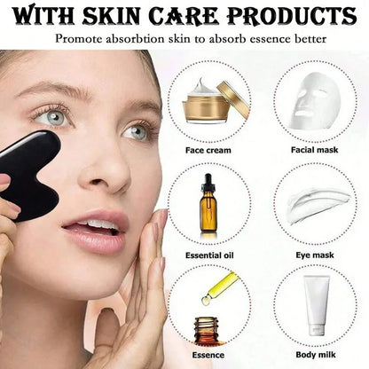 3Pcs Face Massager Kit Ice Face Roller Gua Sha Board Facial Massage Roller  Face Lifting Contouring Tools Beauty Skin Care Tools