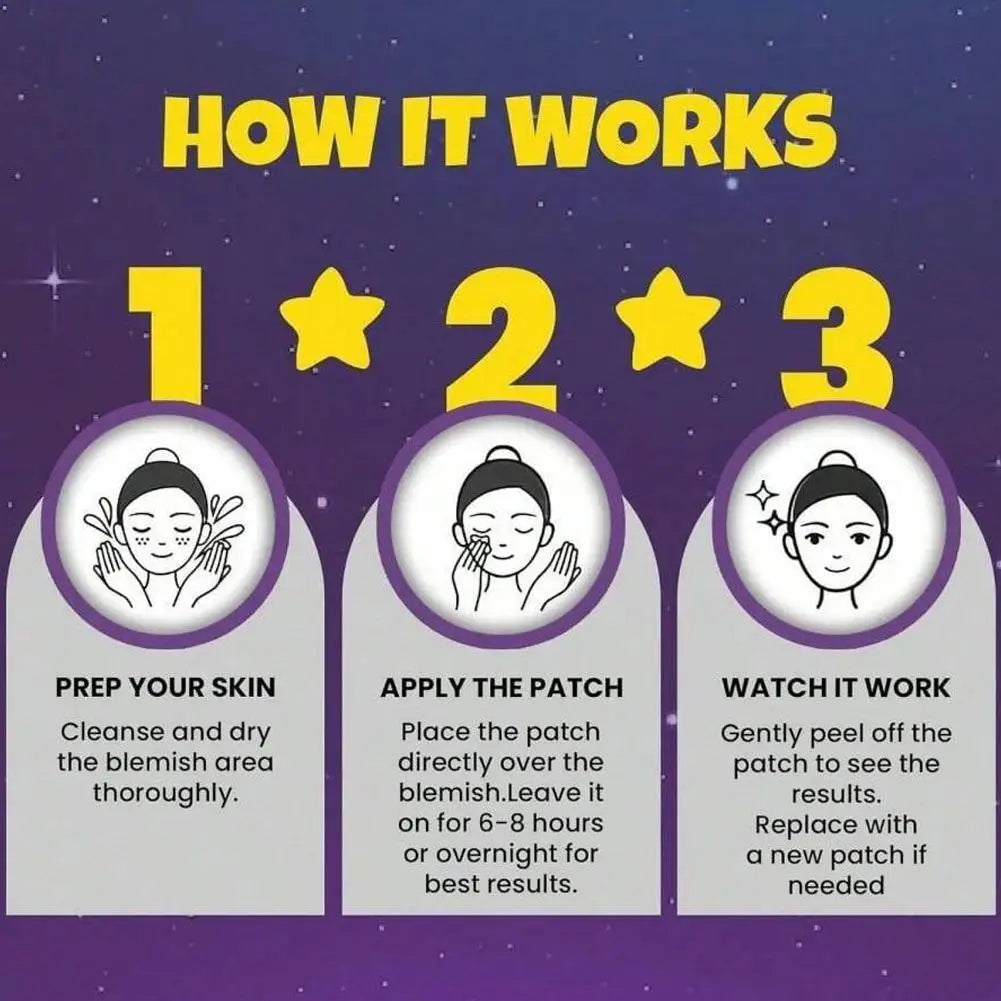 1400 Counts Coorful Hydrocolloid Star Pimple Patches for Face, Cute Acne Dots Stickers Invisible Cover Patch for Zits Blemishes