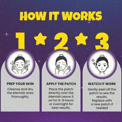 1400 Counts Coorful Hydrocolloid Star Pimple Patches for Face, Cute Acne Dots Stickers Invisible Cover Patch for Zits Blemishes