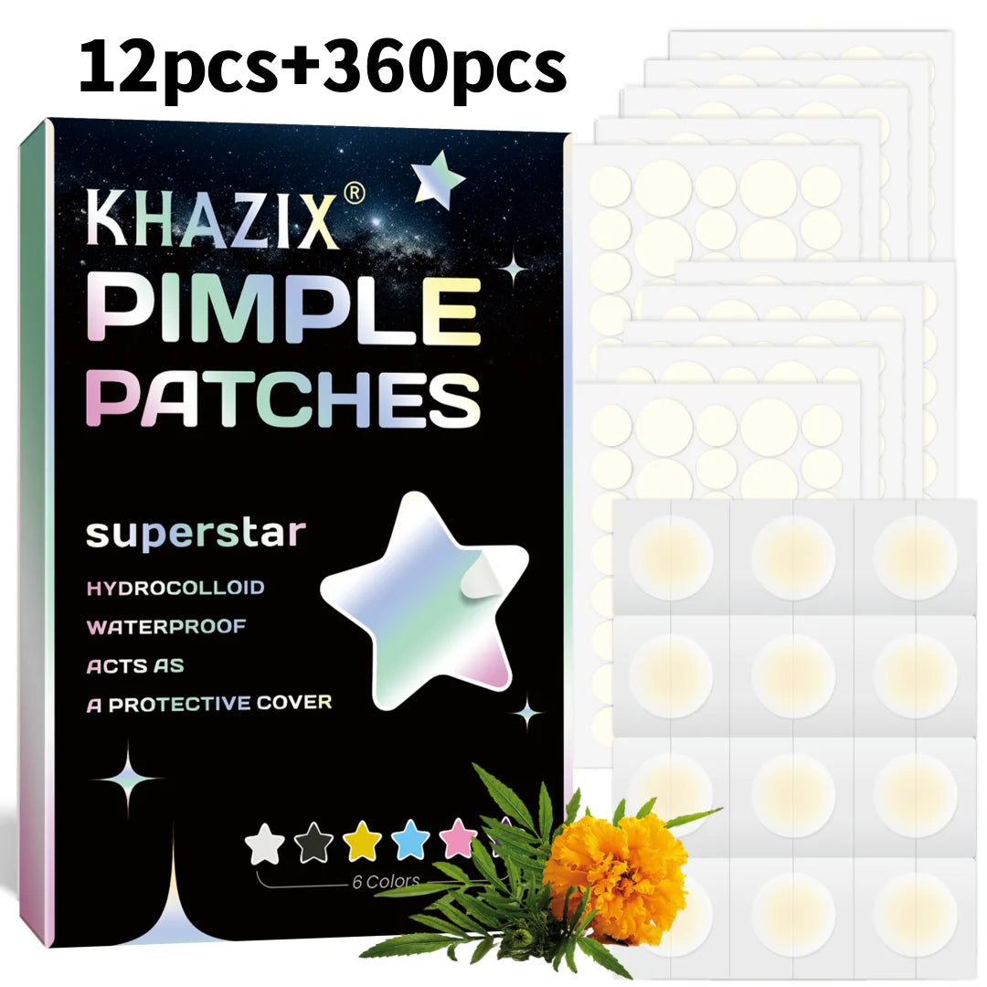 Hydrocolloid Acne Pimple Patch, Hydrocolloid Spot Stickers, Covering Zits and Defect, Nighttime Spot Stickers for Face and Skin