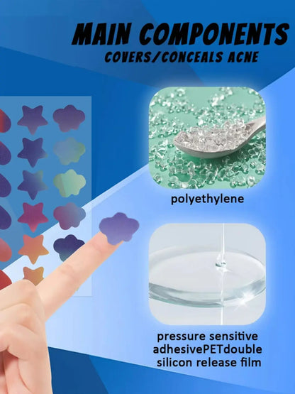 Microneedle Acne Pimple Patch 232PCS Waterproof Invisible Anti-Acne Spot Treatment Skin Repair