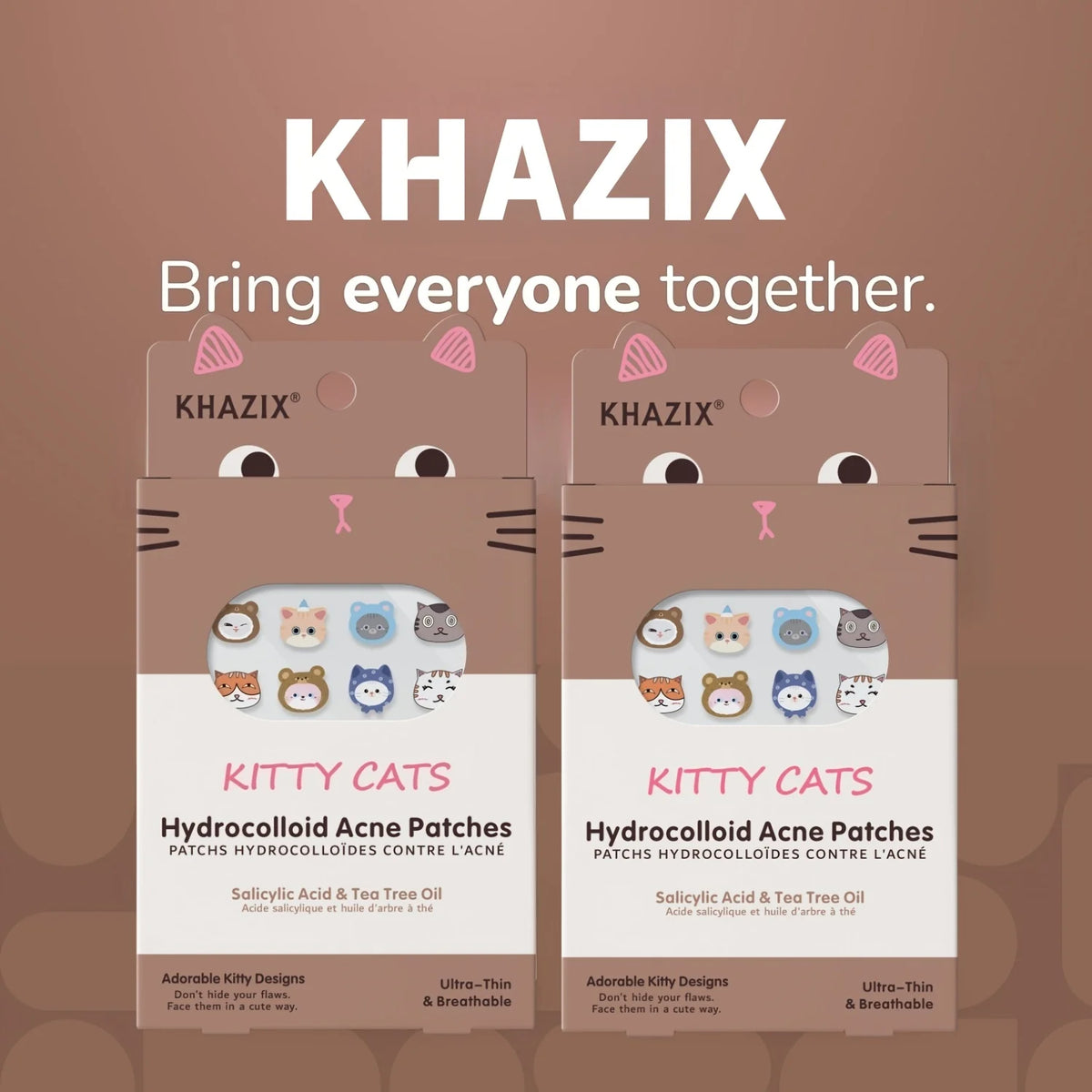 120PCS Cartoon Cat Pimple Patch | Covering up acne marks | Conceals imperfections | Fun design | No residue | Non-drying
