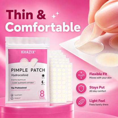 372PCS Hydrocolloid Acne Pimple Patch, Hydrocolloid Spot Stickers, Covering Zits and Defect, Nighttime Spot Stickers