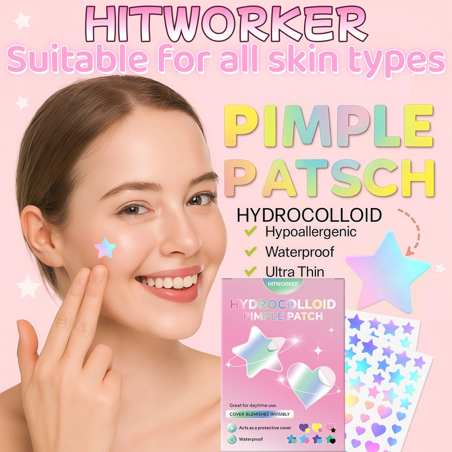 Hydrocolloid Pimple Patch's